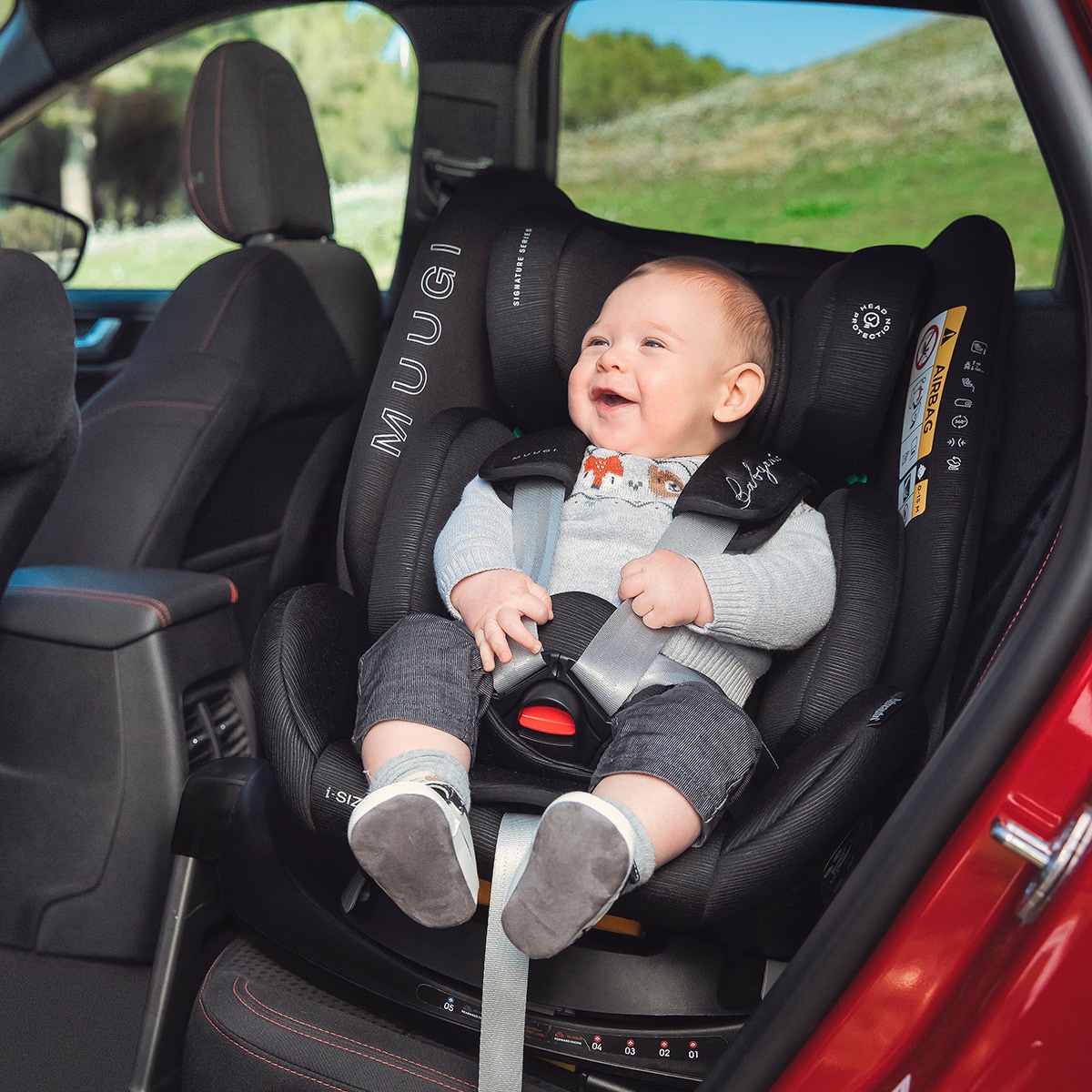 Cadeira Auto MUUGI I-Size - 40-150 cm Cinzento-escuro-9