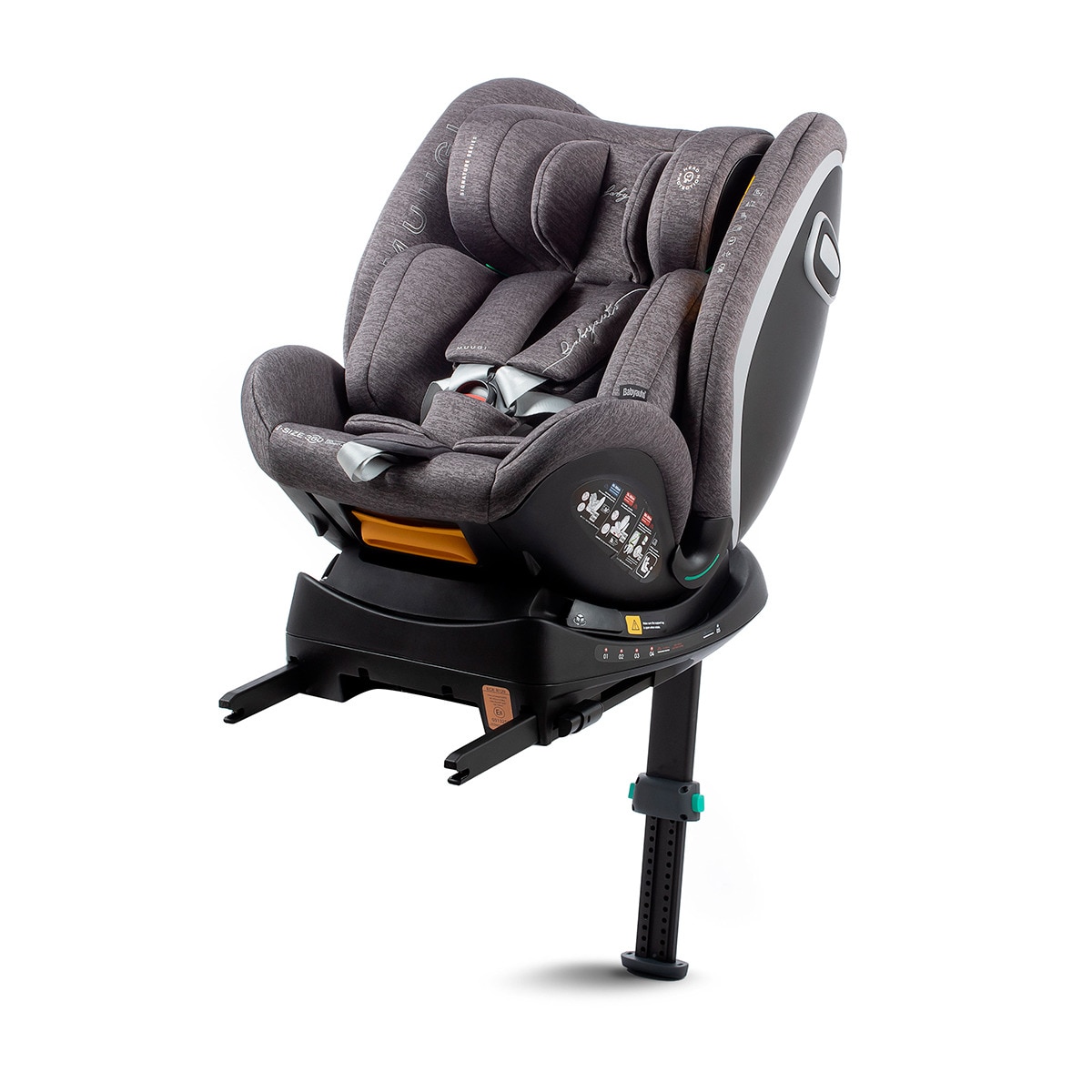Cadeira Auto MUUGI I-Size - 40-150 cm Cinzento-escuro-3