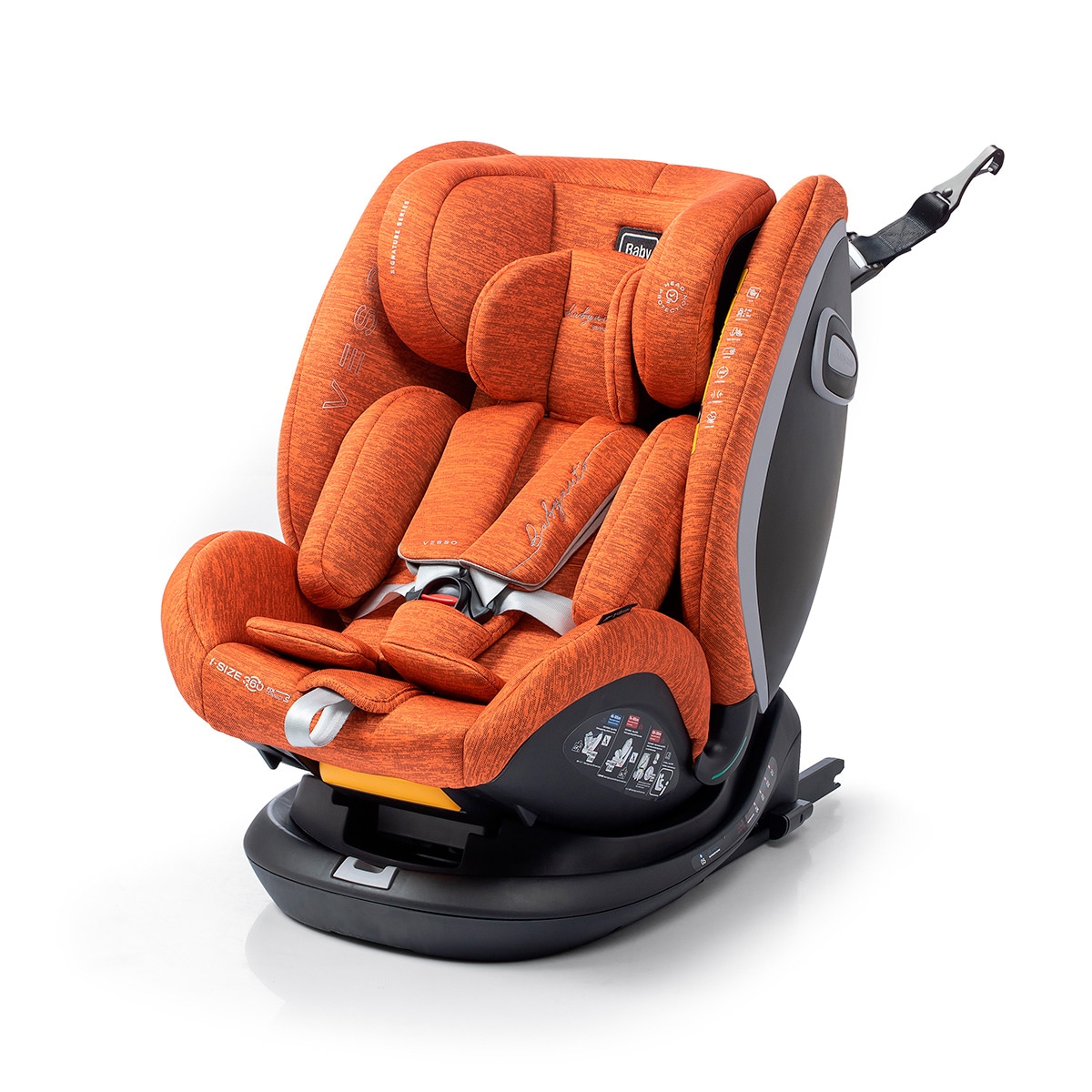 Cadeira Auto VESSO I-Size - 40-150 cm Laranja-2