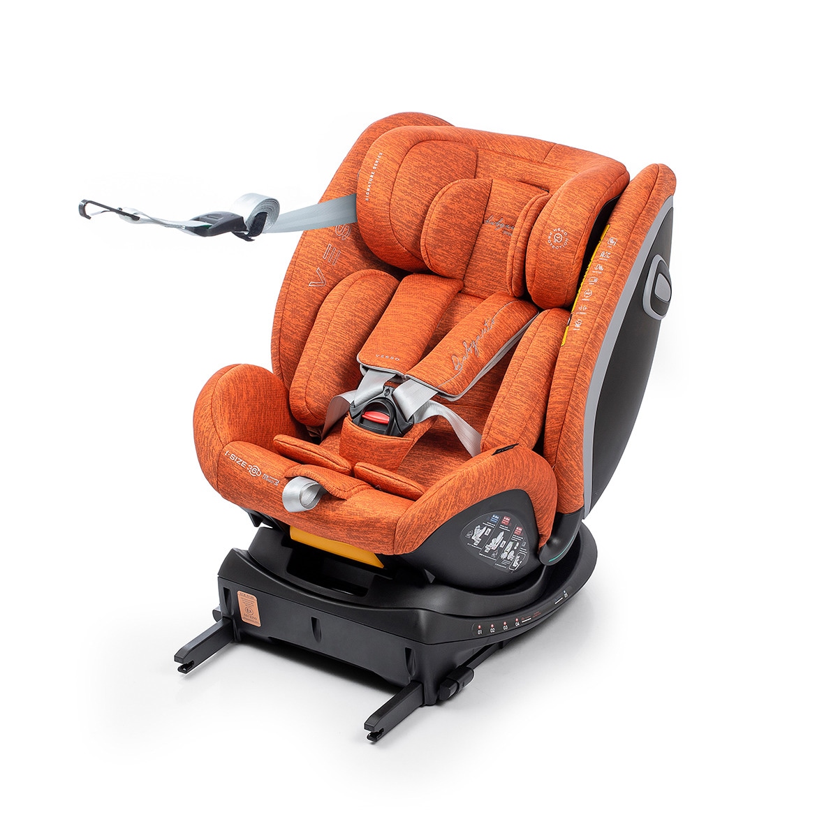 Cadeira Auto VESSO I-Size - 40-150 cm Laranja-3