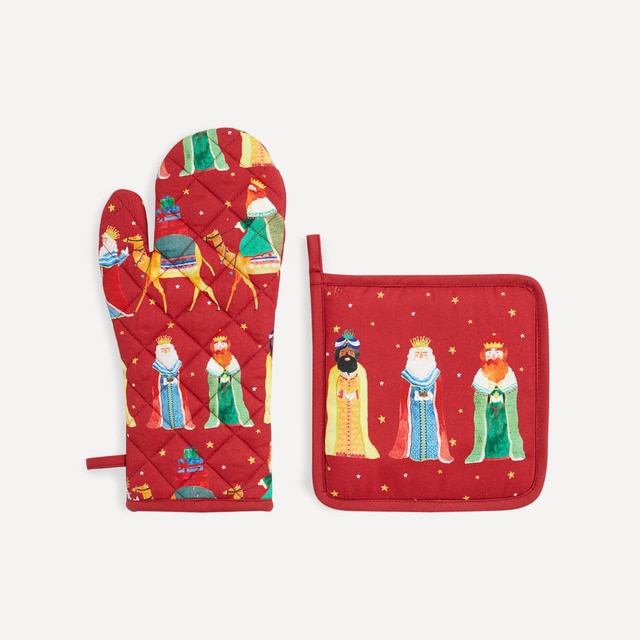 Imagen 0 de Set de manopla y agarrador Reyes Magos El Corte Inglés