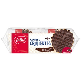 gofres crujientes de chocolate 4 paquetes de 4 unidades paquete 184 g - Lotus