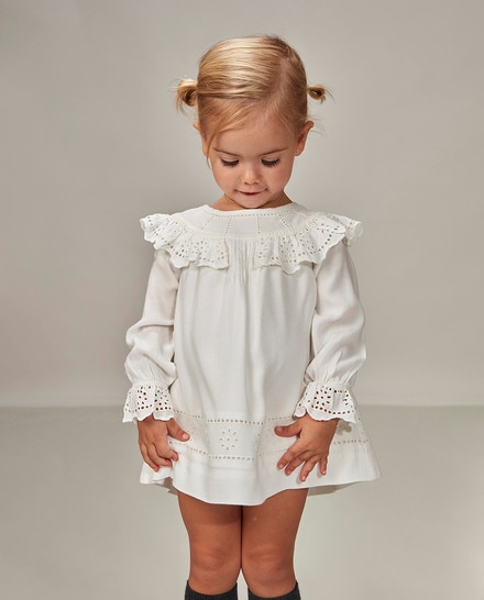 Conjunto Vestido Lima Con Jaretas Bebé - Gocco - Primavera/Verano