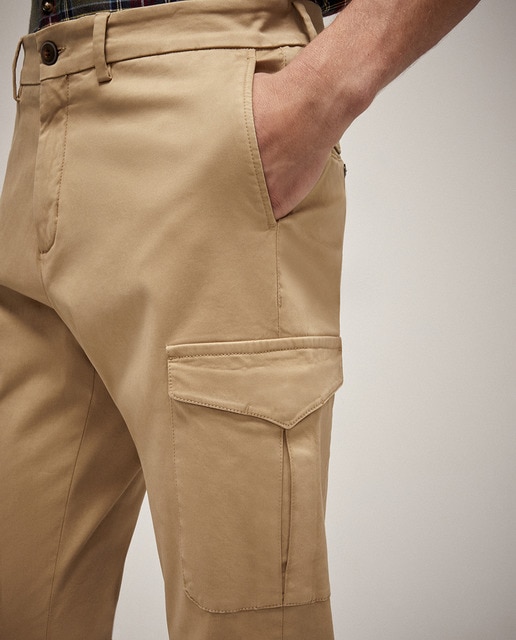 Imagen 0 de Pantalón cargo de hombre fit recto
