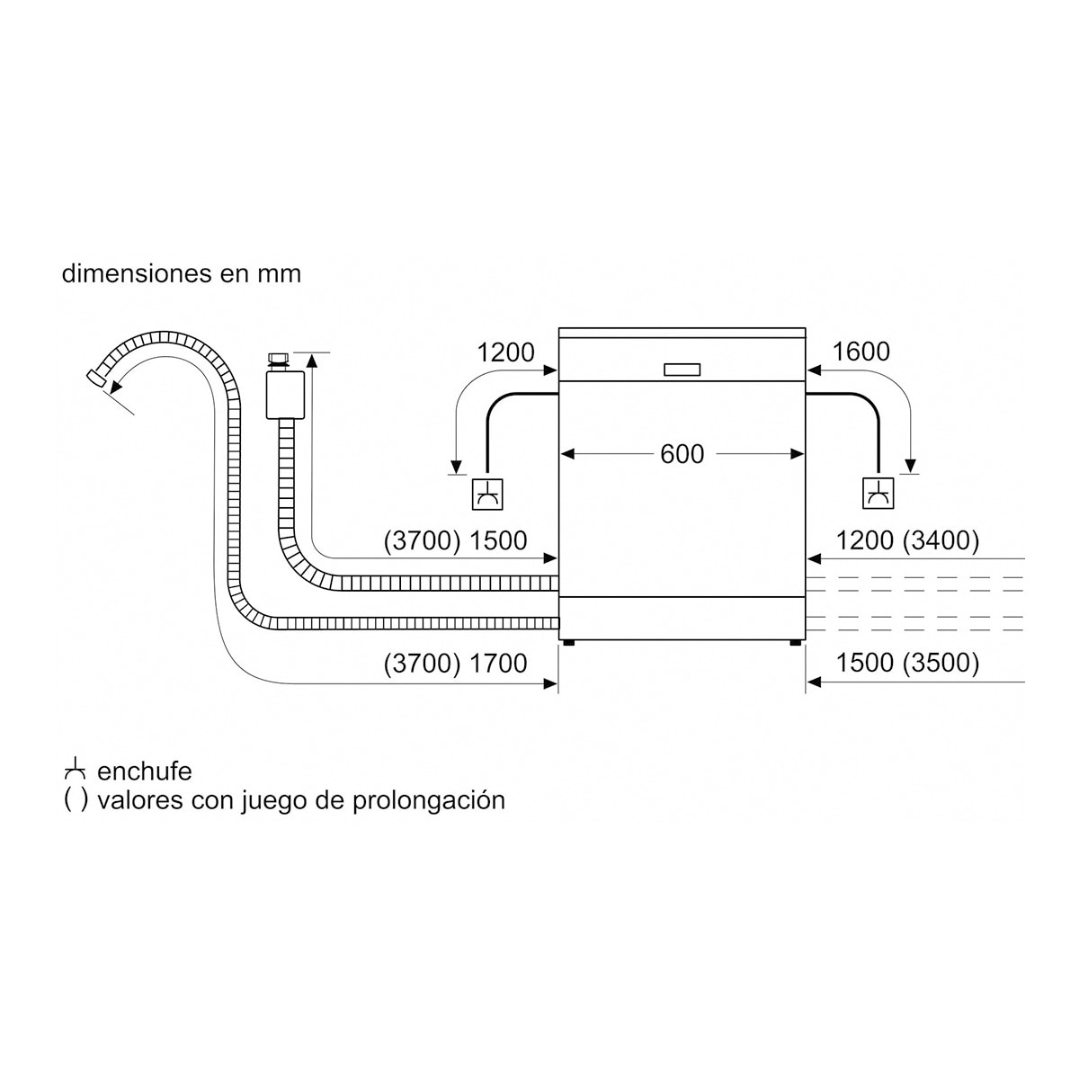 Lavavajillas Balay 14 servicios, Bandeja Cubiertos, 60 cm - 3VS5331IP Acero Inox-2