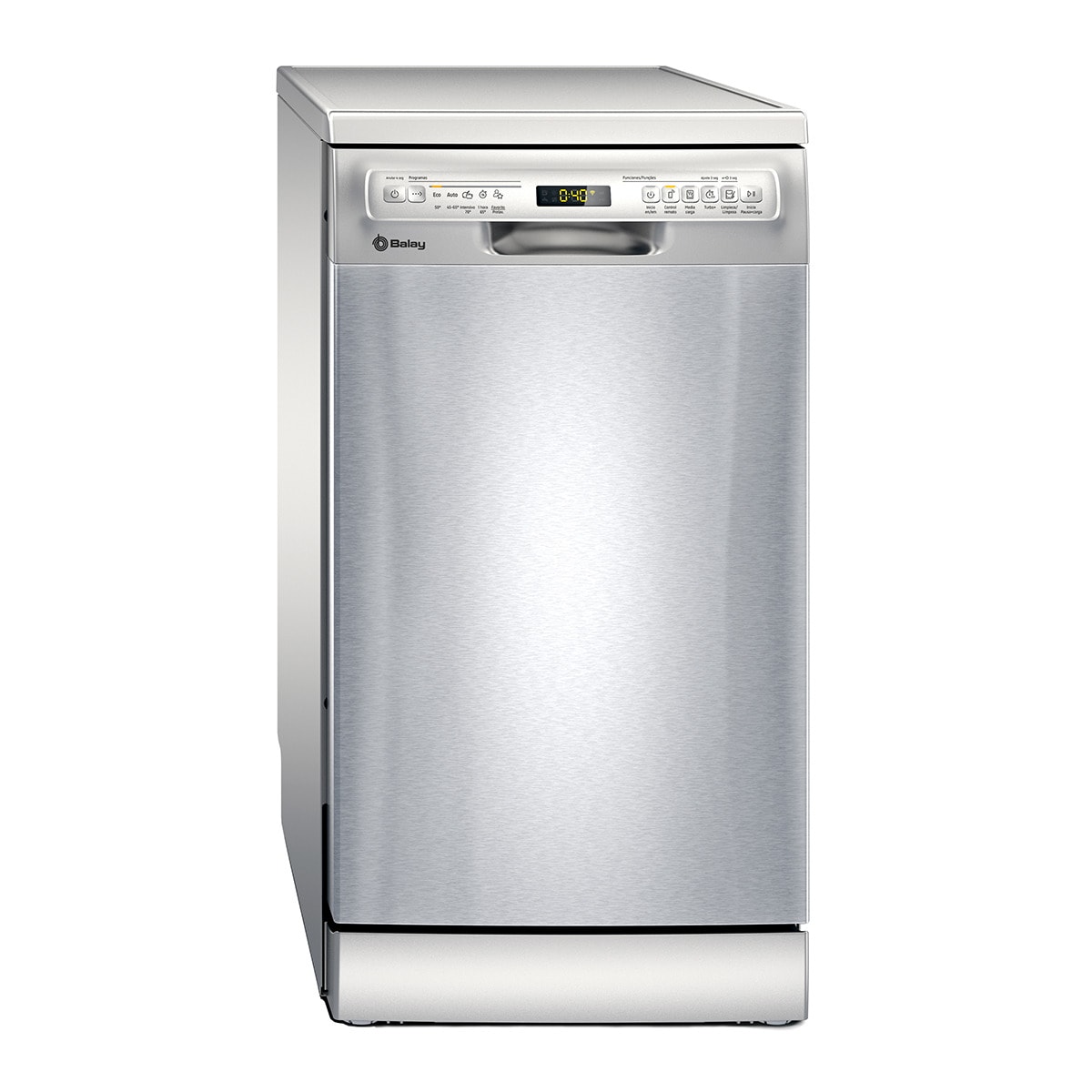 Lavavajillas Balay 10 servicios, Bandeja Cubiertos, 45 cm - 3VN5360IA Acero antihuellas-1