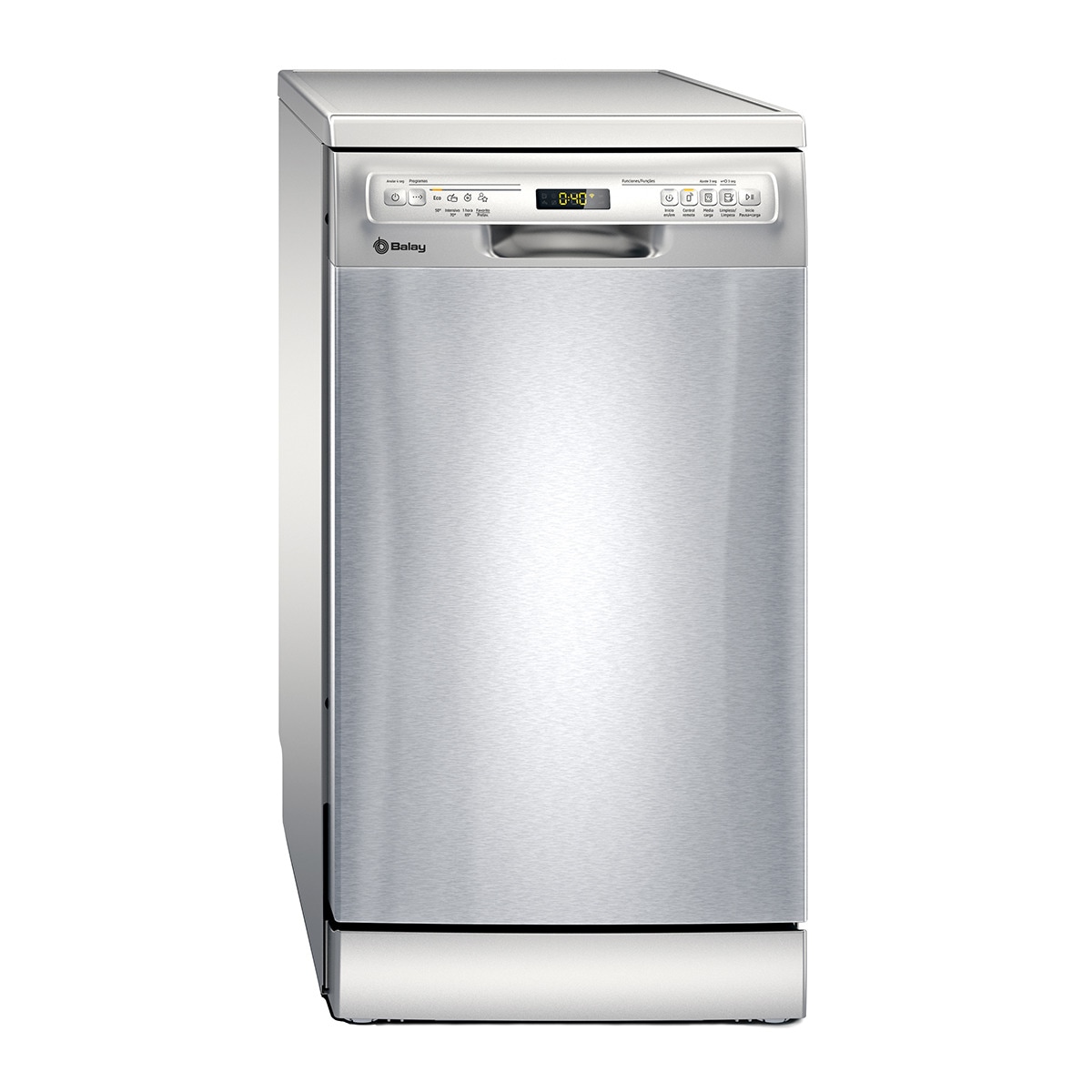 Lavavajillas Balay 10 servicios, Media carga, 45 cm - 3VN4030IA Acero Inox-1