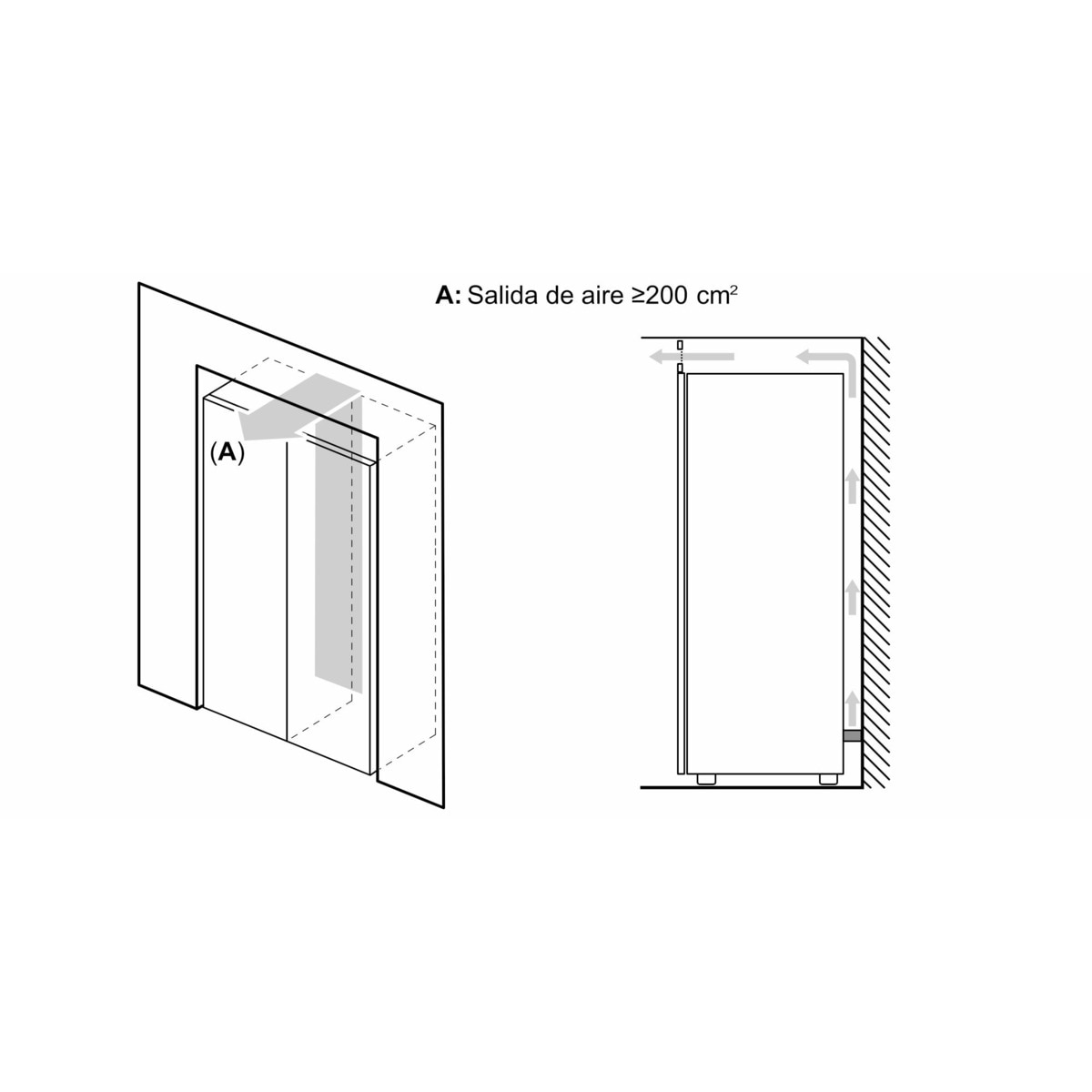 Congelador vertical Bosch No Frost Serie 4 - GSN36VIEP Acero inoxidable antihuellas-7