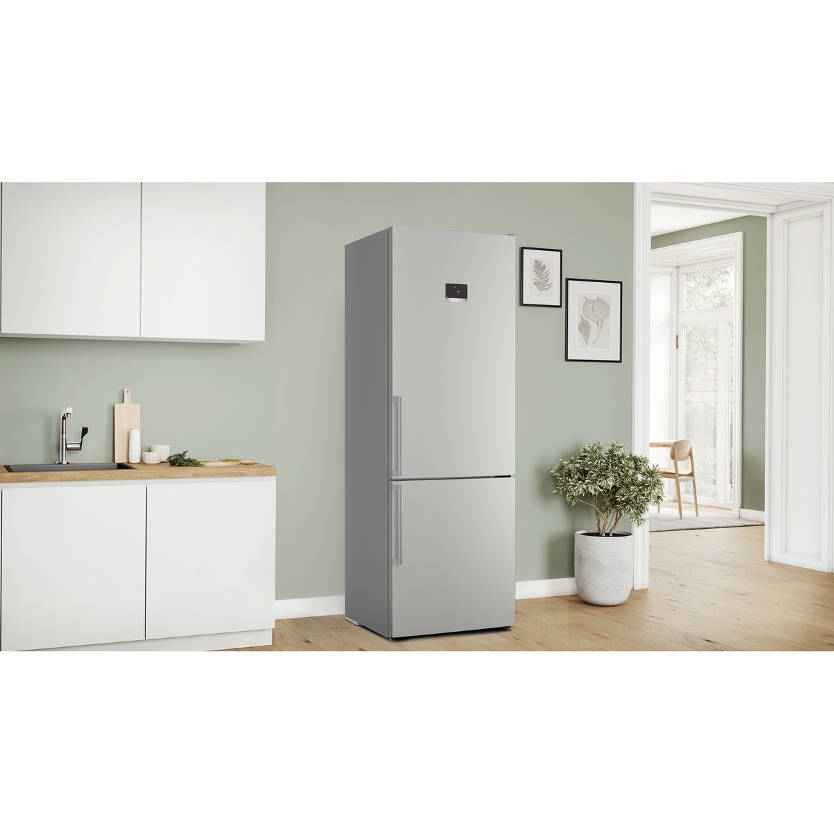Frigorífico combi Bosch VitaFresh XXL Serie 6, Master Chef - KGN49AICT Acero inoxidable antihuellas-12