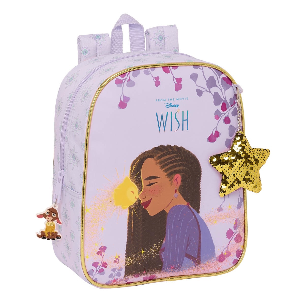 Imagen 0 de Mochila guardería adaptable a carro Wish Safta lila