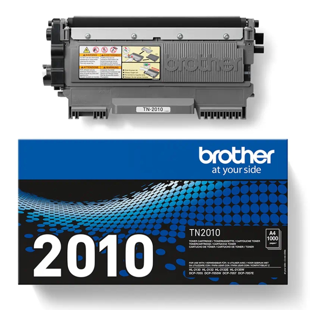 Tóner original Brother TN-2010 negro (TN2010) 2