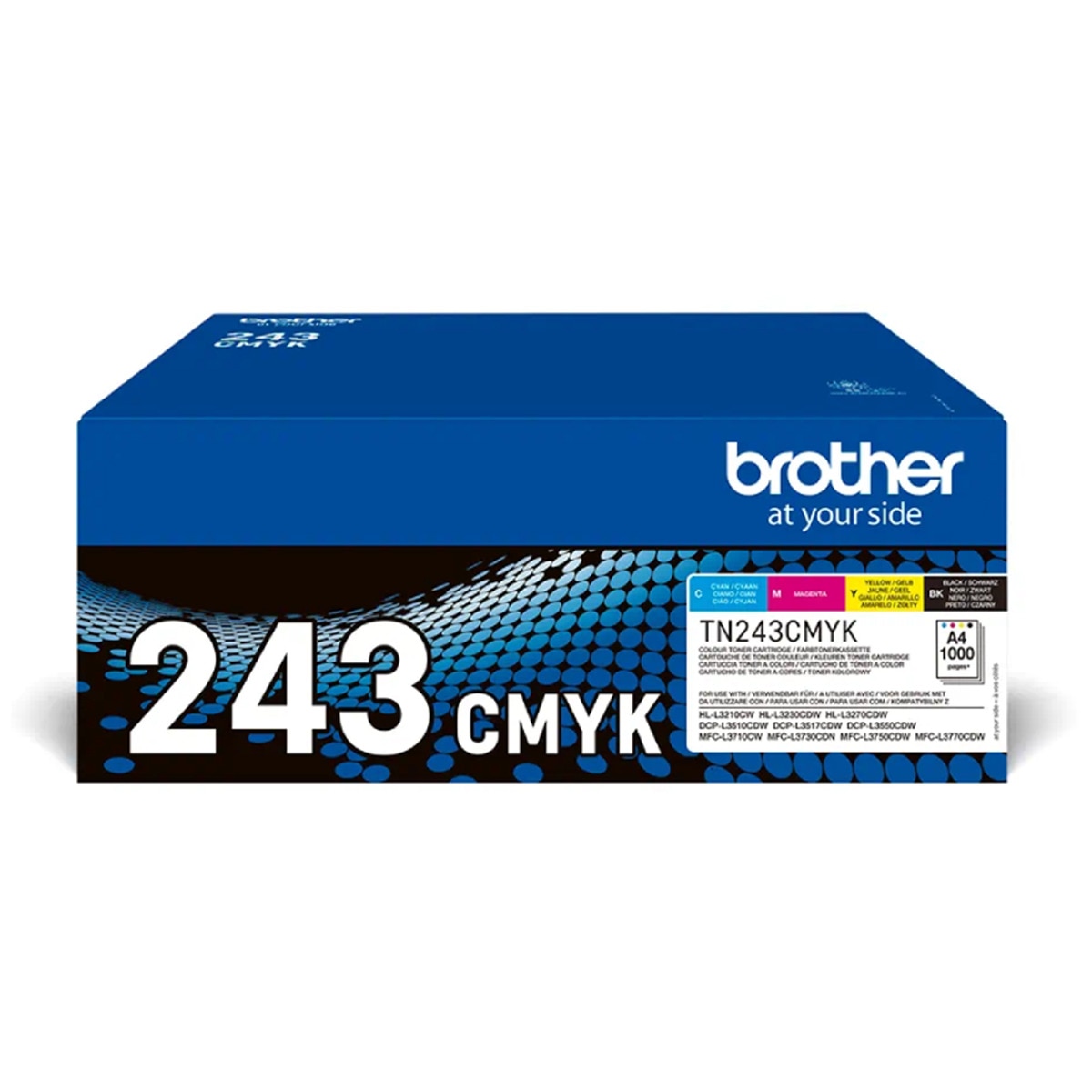 Imagen 0 de Pack de 4 Tóner originales Brother TN-243CMYK negro, cian, magenta y amarillo (TN243CMYK)