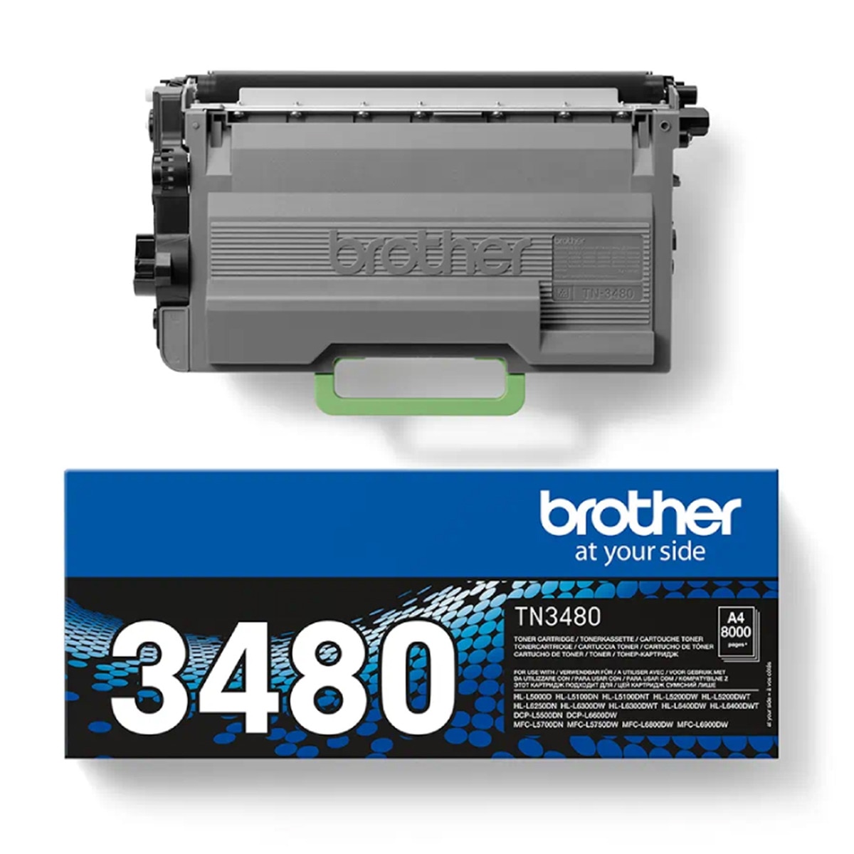 Tóner original Brother TN-3480 negro (TN3480) 2