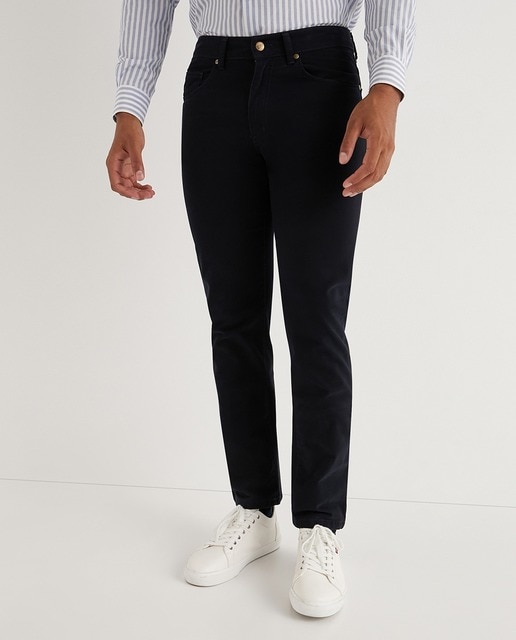 Imagen 0 de Pantalón hombre regular cinco bolsillos azul