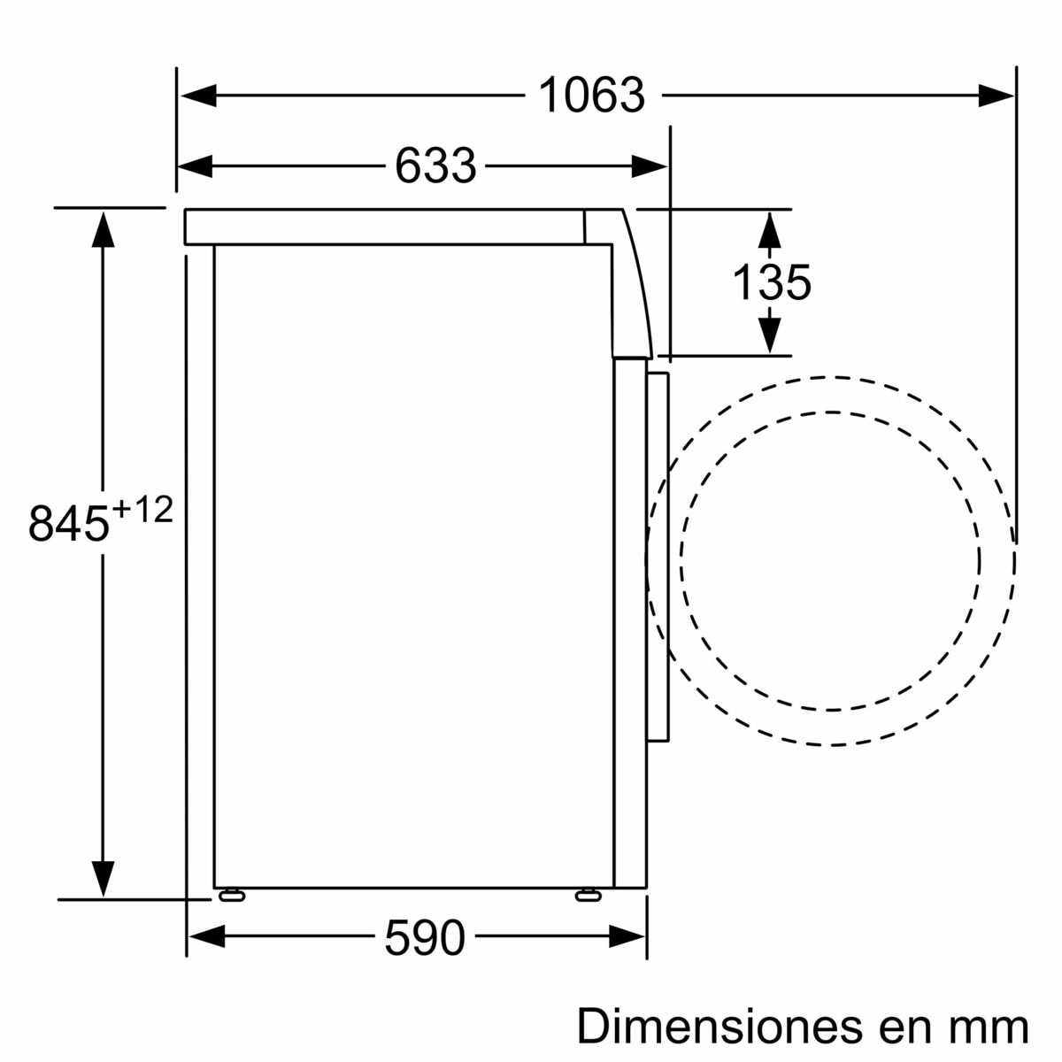 Lavadora Bosch 8 kg/ 1.200 rpm, motor EcoSilence - WAN28200ES Blanco-8
