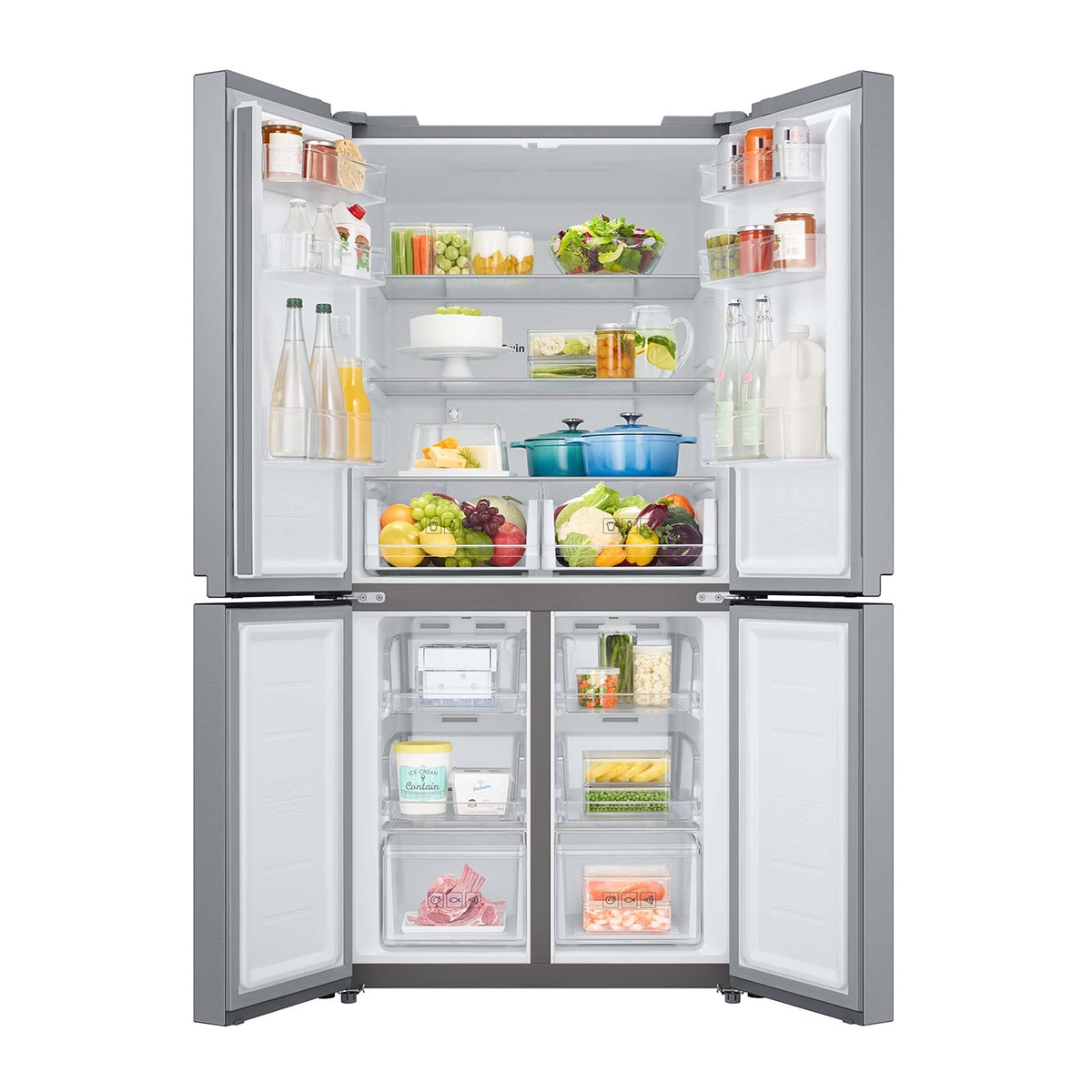 Frigorifico americano Samsung Smart AI- RF48A400EM9/EF Inox-2
