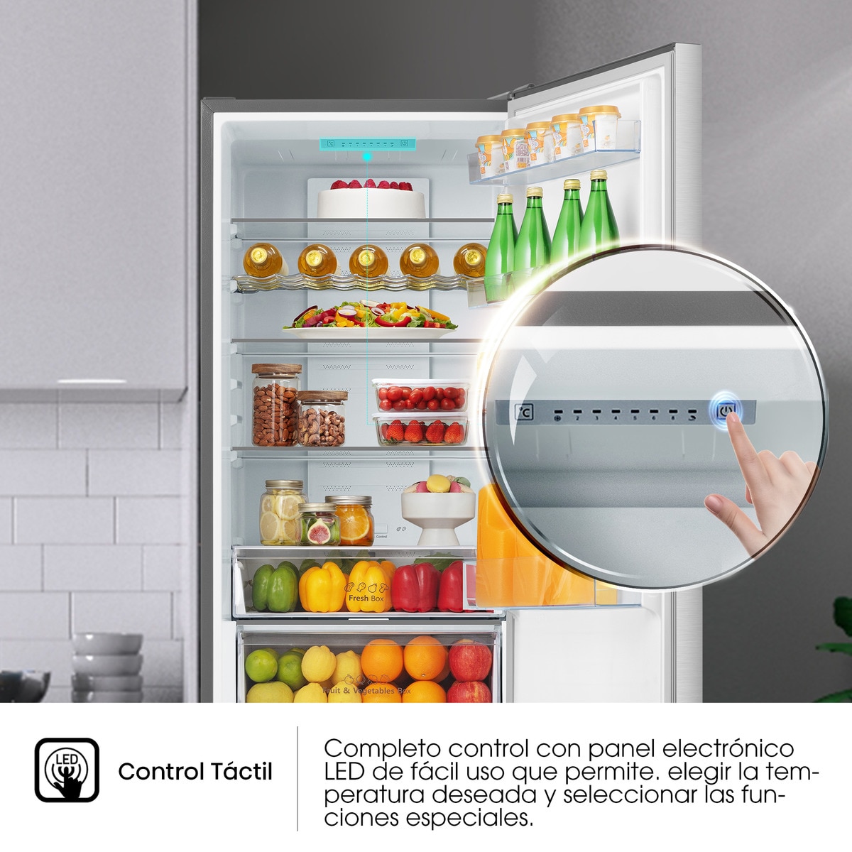 Frigorífico Combi Hisense No Frost - RB440N4BCE Inox-13