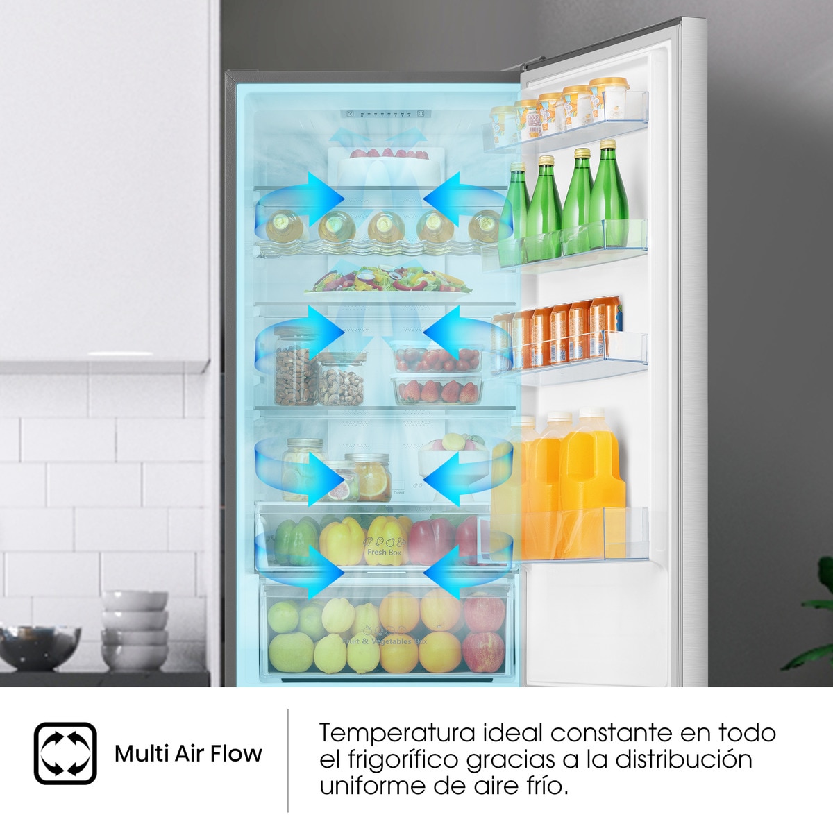 Frigorífico Combi Hisense No Frost - RB440N4BCE Inox-12