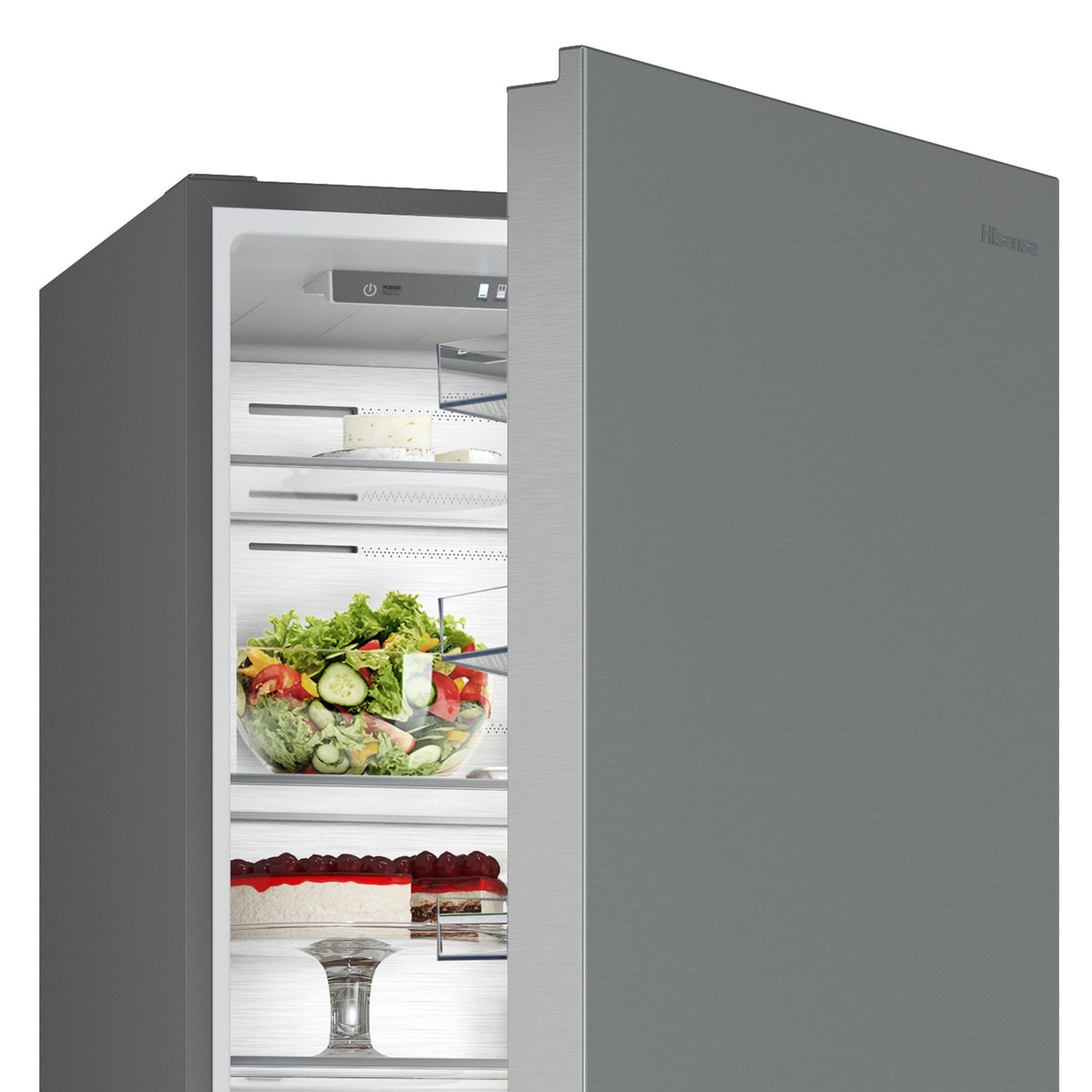 Frigorífico combi Hisense Inverter Multi Air Flow - RT641N4AIE Inox-3