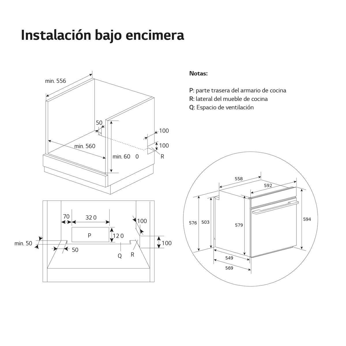 Horno multifunción LG Pirolisis, 76 l,  función Instaview - WSED7613S Inox-9