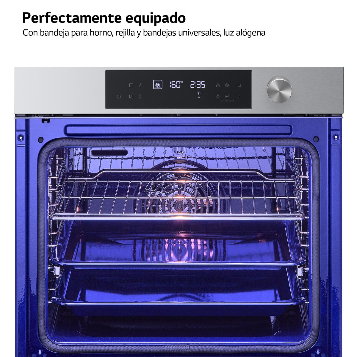 Horno multifunción LG Pirolisis, 76 l,  función Instaview - WSED7613S Inox-4