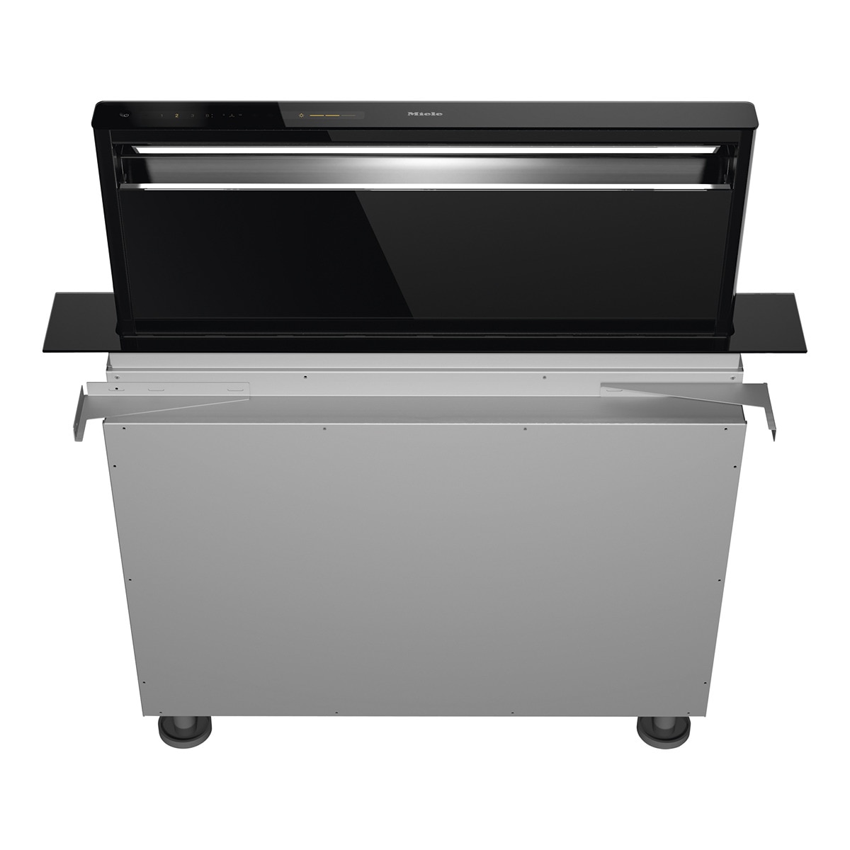 Exaustor de Bancada Miele DAD 4941 Extração Downdraft de 3 Velocidades + Booster e de 93,6 cm - Preto Obsidiana Preto-1