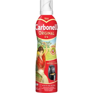 aceite de oliva suave 0,4º Original para plancha y horno spray 200 ml - Carbonell