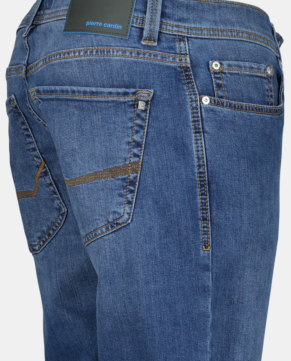 Jeans com Lavagem Used Futureflex Azul-2
