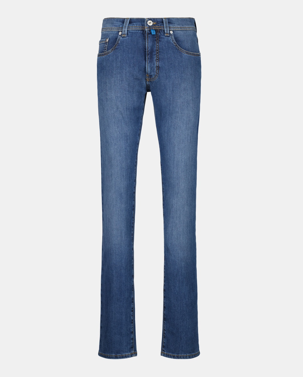 Jeans com Lavagem Used Futureflex Azul-1