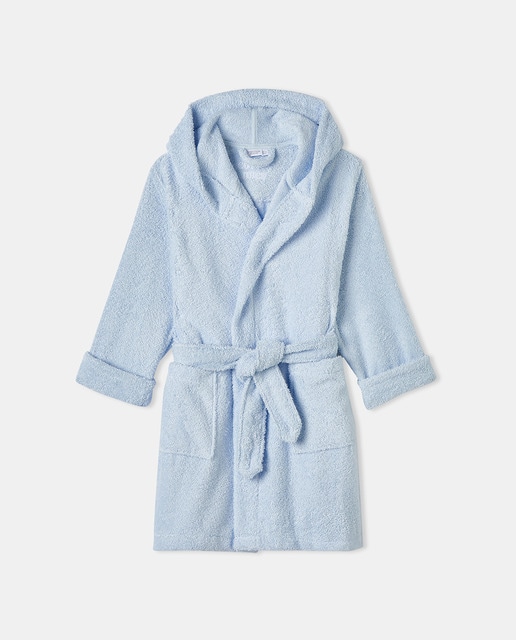 Imagen 0 de Albornoz básico infantil en color azul
