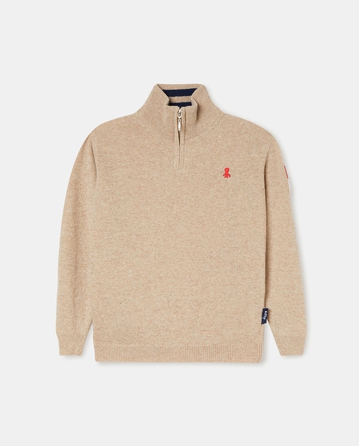 Imagen 0 de Jersey de punto de media cremallera de niño