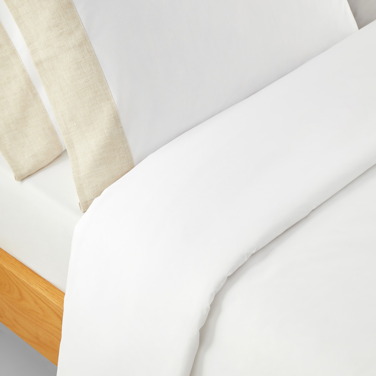 Conjunto de Capa de Edredão de Algodão Jolie Branco-2