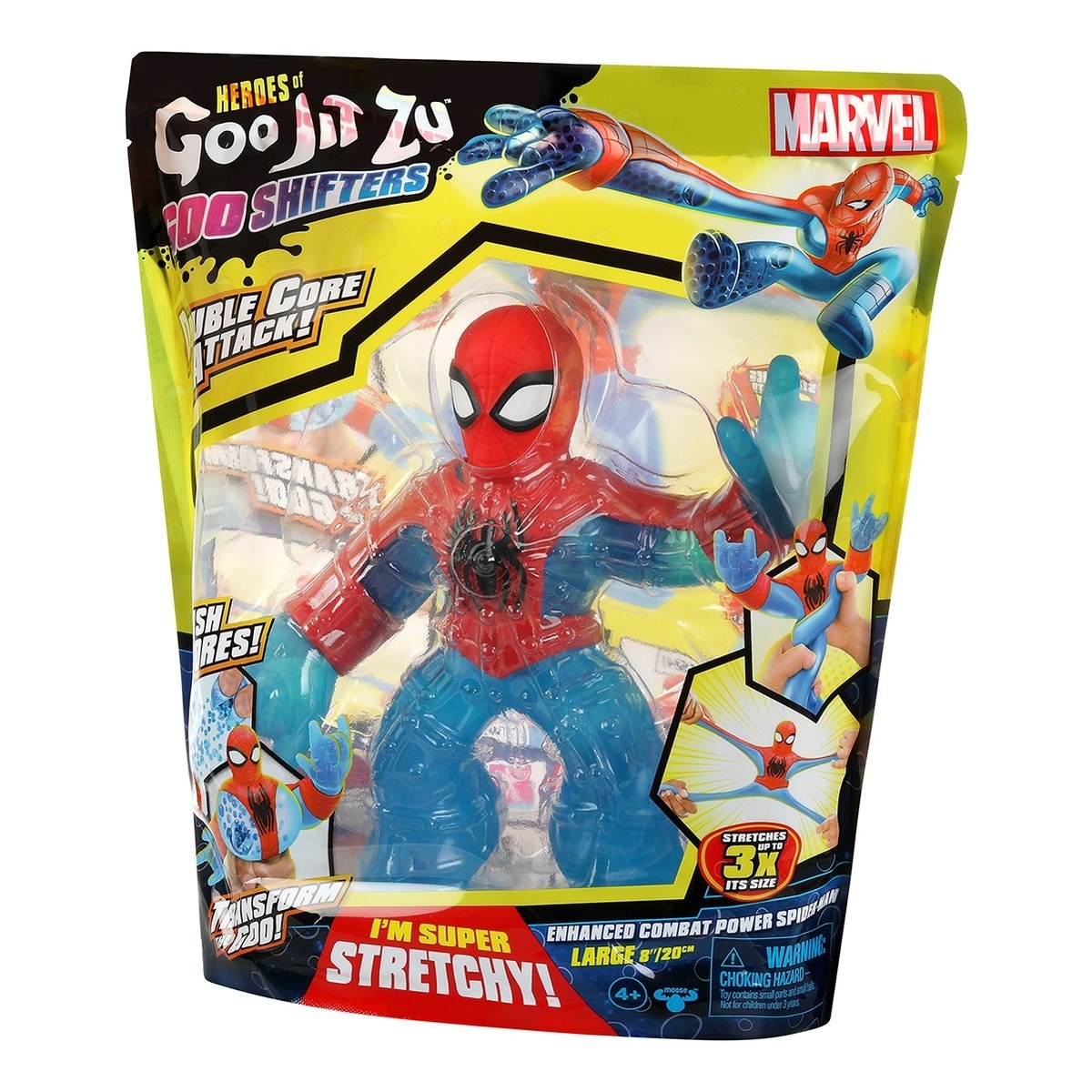 Goo Jit Zu - Figura Grande Spiderman Goo Shifters 2
