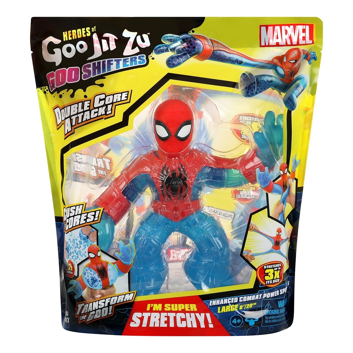 Goo Jit Zu - Figura Grande Spiderman Goo Shifters 1