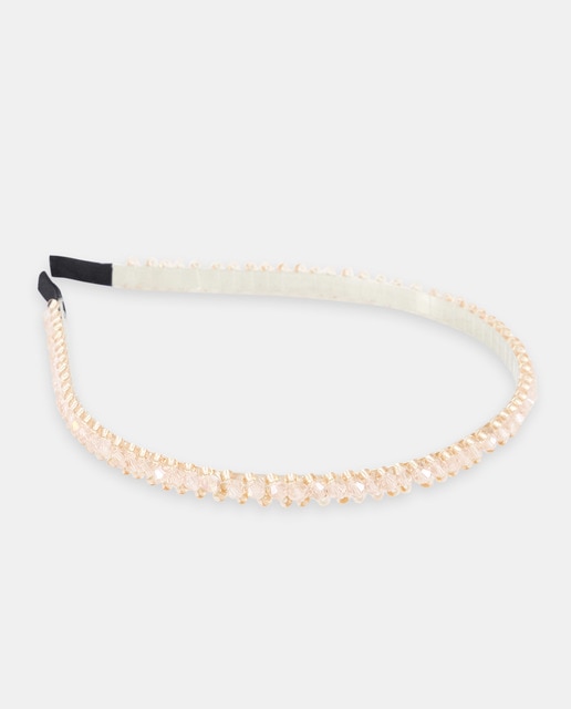Imagem 0 de Bandolete Fina com Strass - Rosa