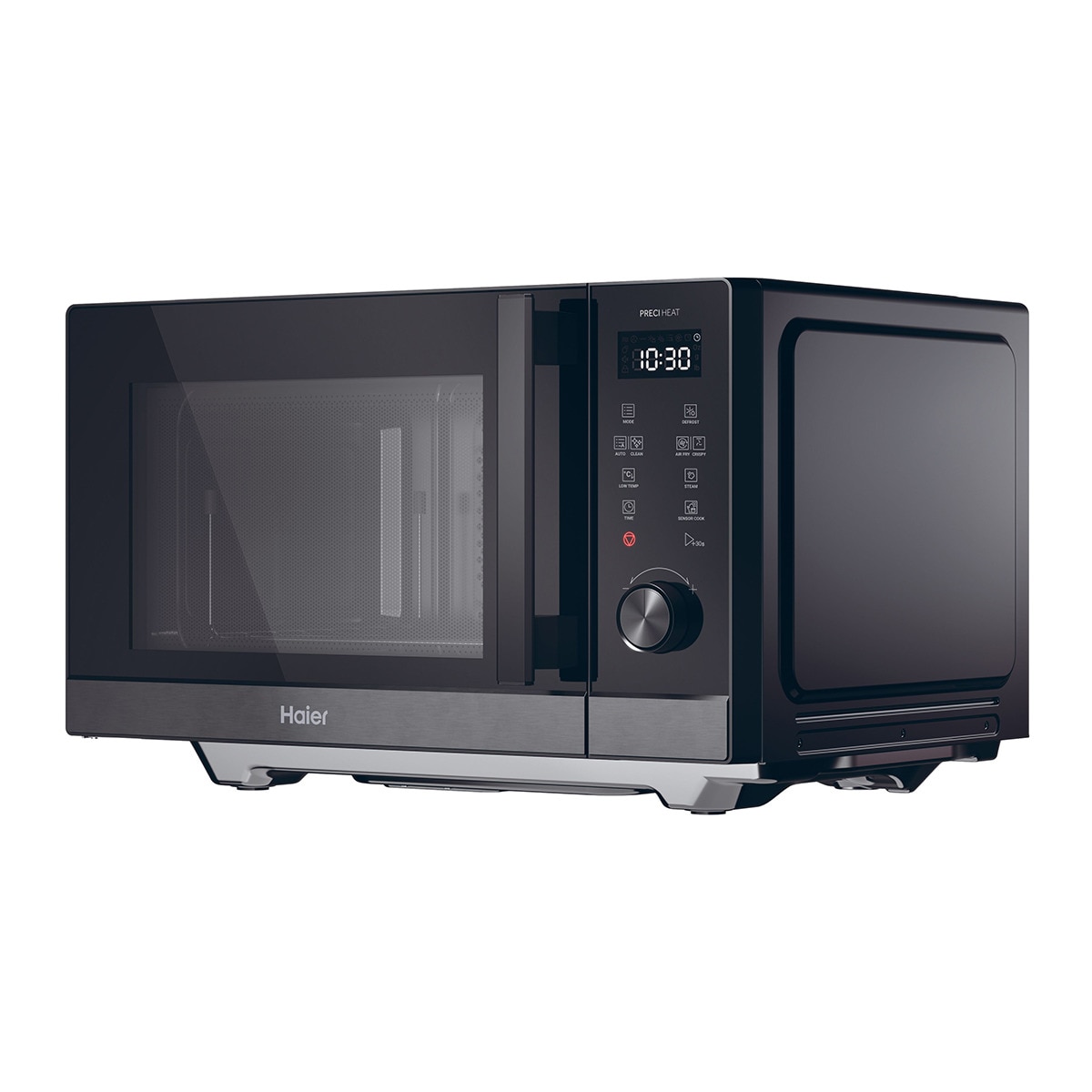 Microondas Haier  25 litros, grill y convección I-Touch Series 4 - HAMCI25FBS4TB/ST Negro-3
