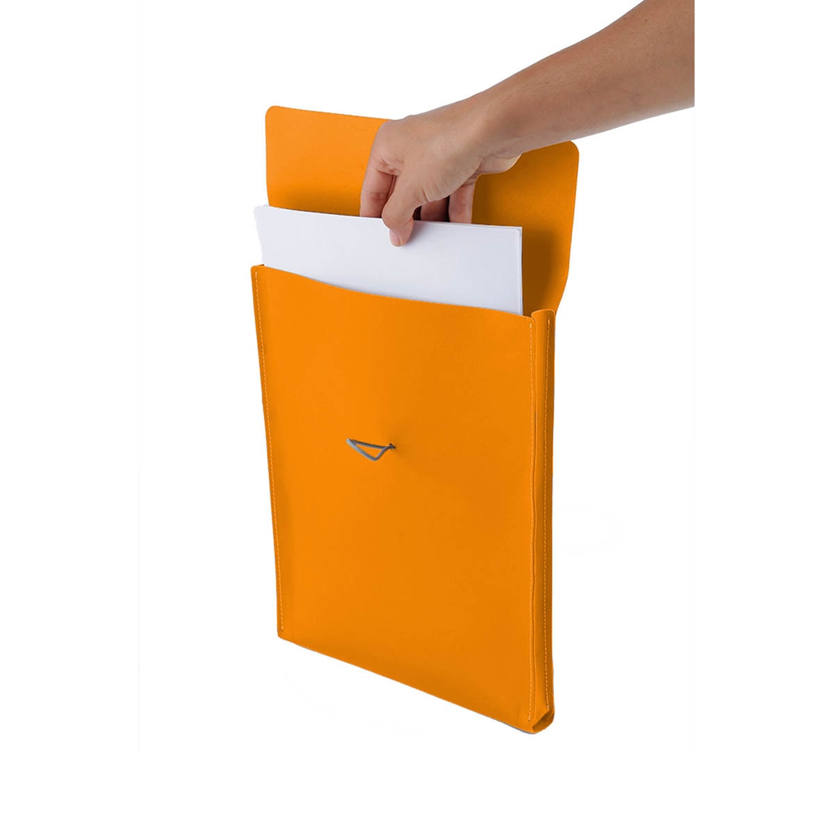 Pasta de Documentos A4 Vertical Vacavaliente laranja Laranja-2