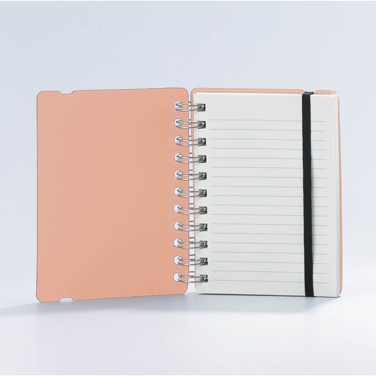 Caderno pautado A6 Vacavaliente rosa 3