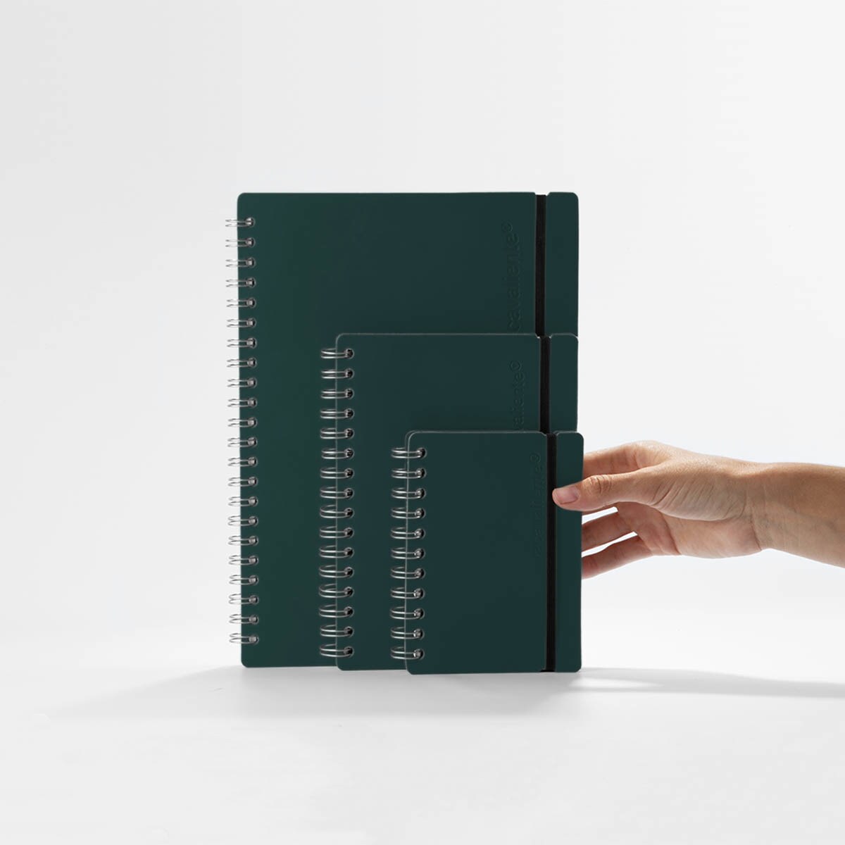 Caderno A6 pautado  Vacavaliente verde amazónia 4