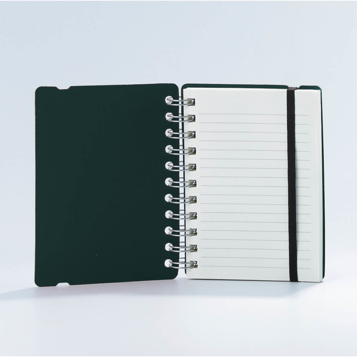 Caderno A6 pautado  Vacavaliente verde amazónia 2