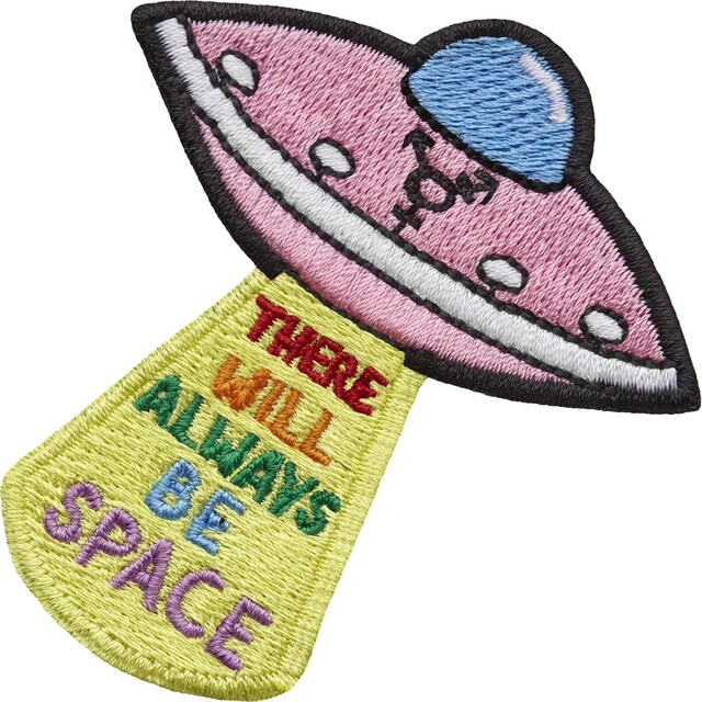 Imagem 0 de Aplicação de colar Ashton Attzs there will always be space Moleskine multicolor