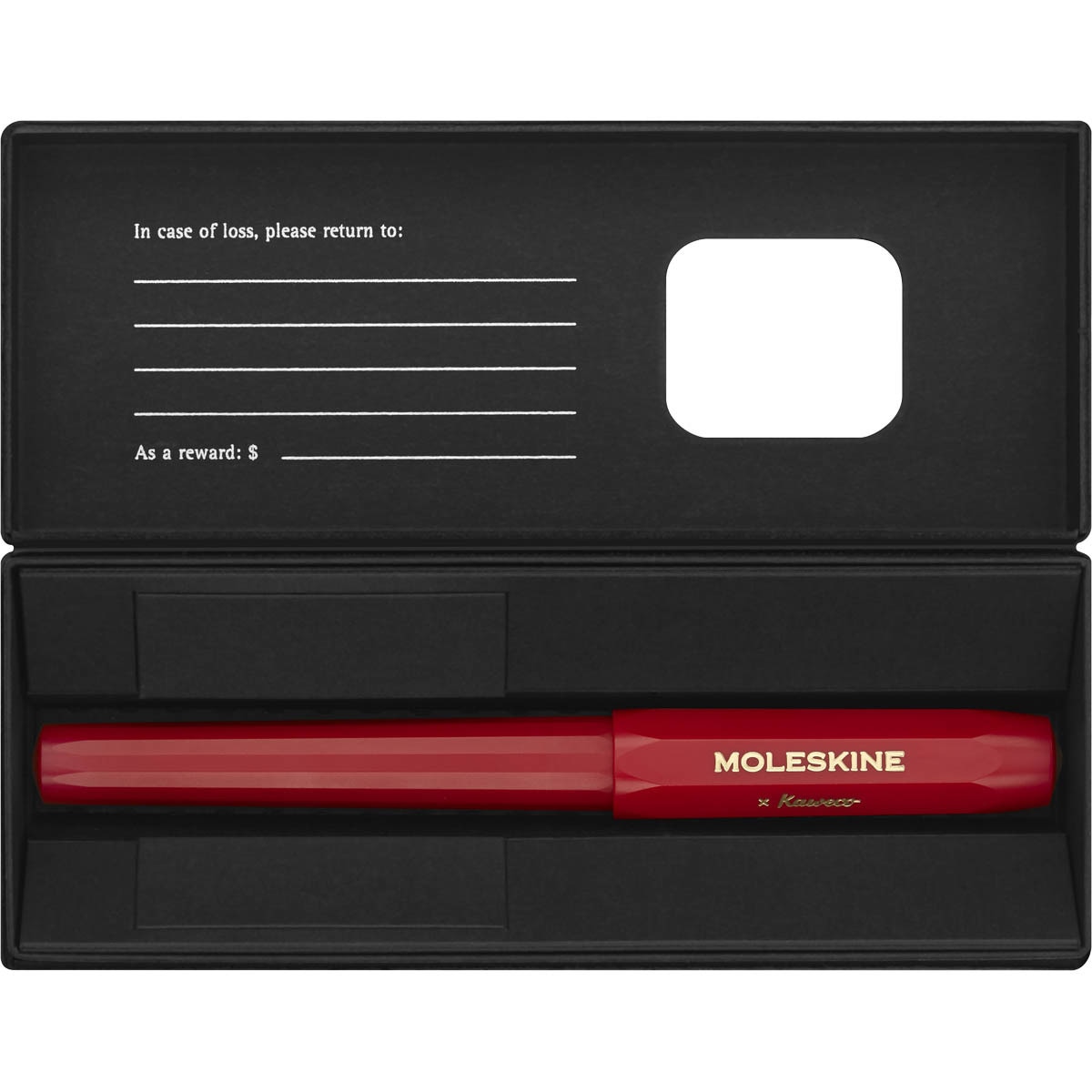 Caneta Moleskine da Kaweco azul Vermelho-3