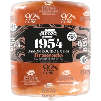Edición 1954 jamón cocido extra braseado raza Duroc - Elpozo