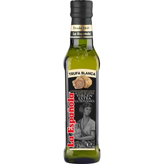 condimento preparado a base de oliva virgen extra a la trufa blanca botella 250 ml - La Española