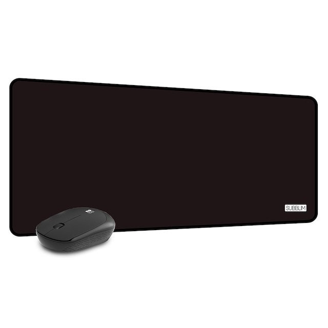 Imagem 0 de Conjunto de Rato Sem Fios e Tapete de Rato Subblim Harmony - Preto