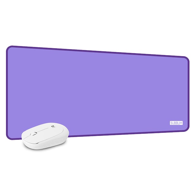 Imagem 0 de Conjunto de Rato Sem Fios e Tapete De Rato Subblim Harmony - Branco