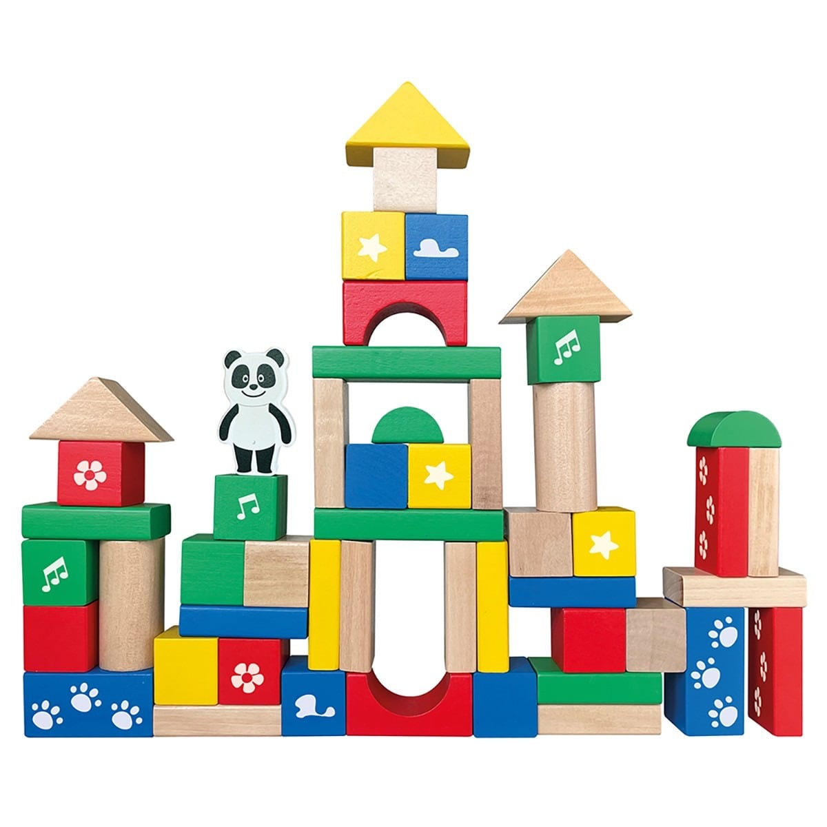 Panda - Blocos de Construção Madeira 3