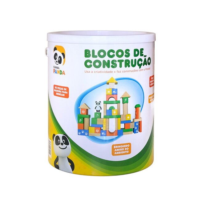 Imagem 0 de Panda - Blocos de Construção Madeira