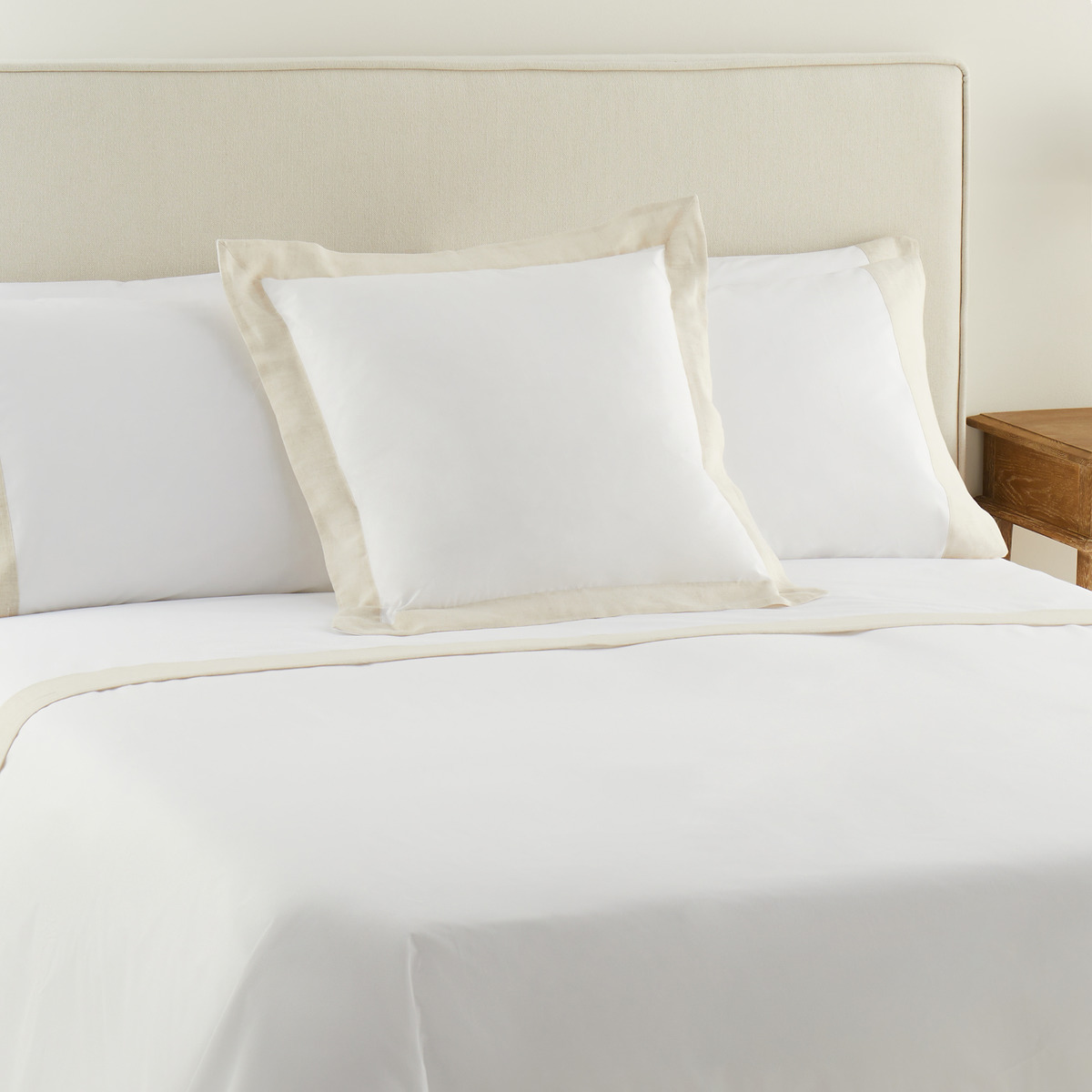 Conjunto de Capa de Edredão de Algodão Jolie Branco-6