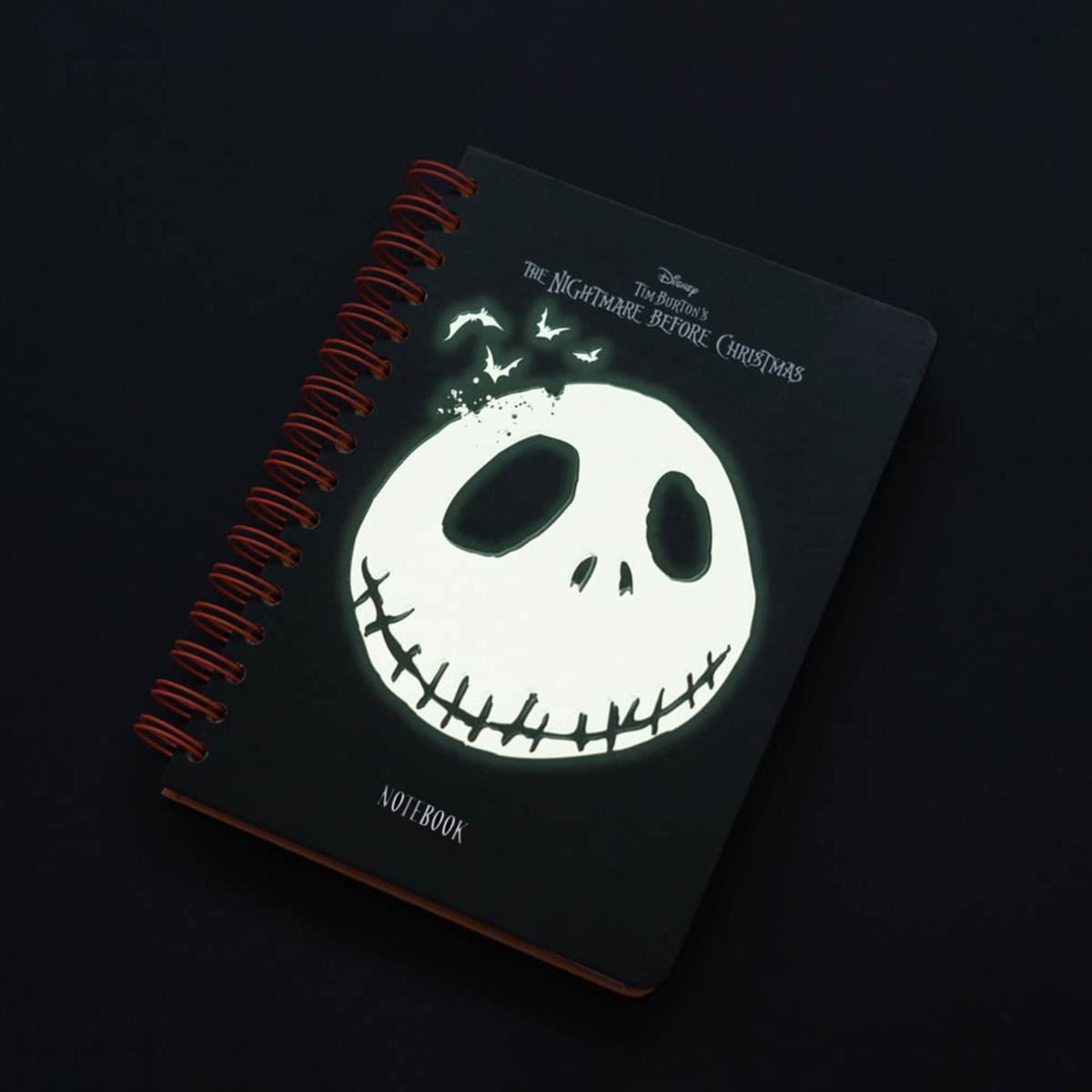 Cuaderno tapa forrada A5 Disney Pesadilla antes de Navidad Erik negro Negro / Naranja-7